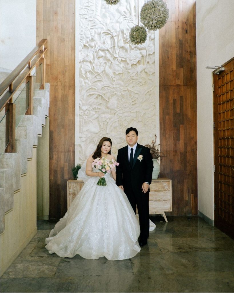 beautiful bride and handsome groom