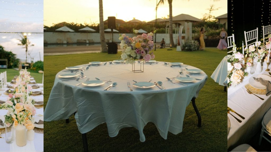 wedding table guest decorations