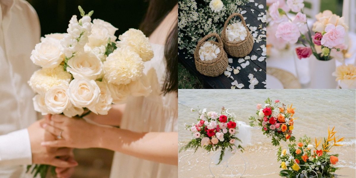 FIX masculine bouquet bright flowers