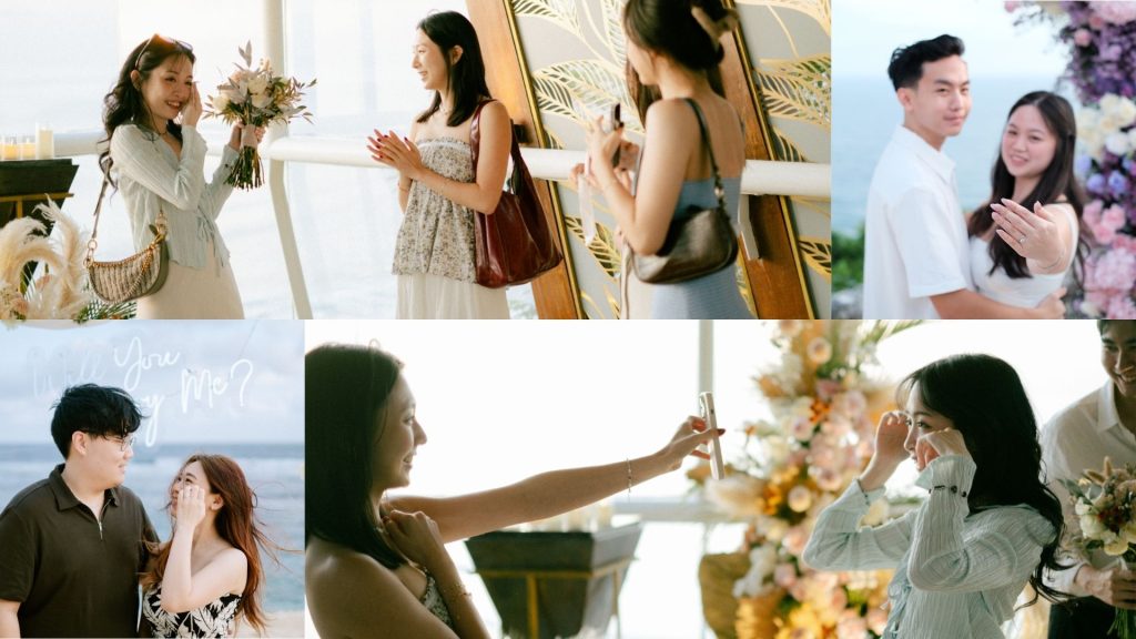 romantic gift from bali flower shop